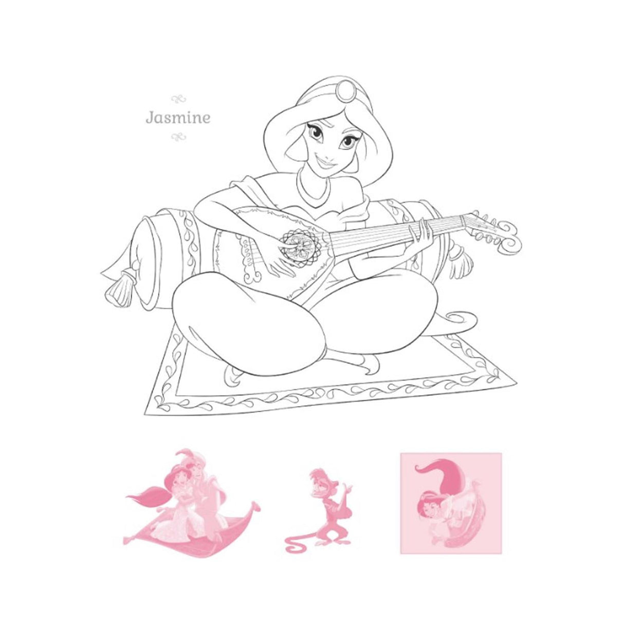 Deltas disney hercegnő matricás felvonulás