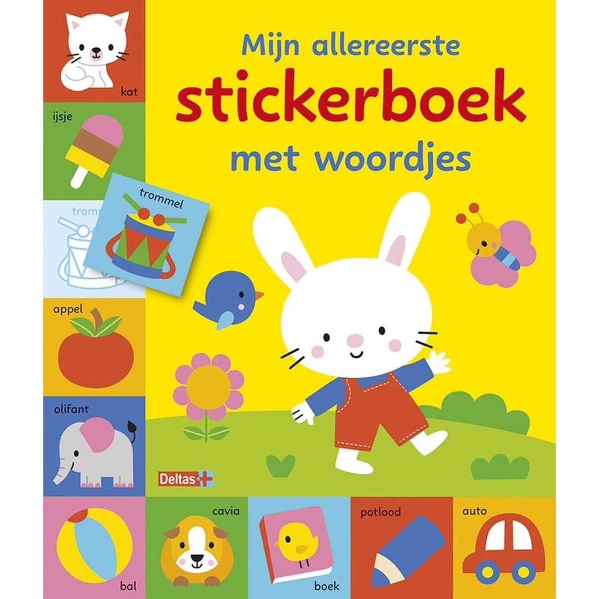 Delta's sticker book playing and learning with billi