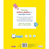 Delta's sticker book playing and learning with billi