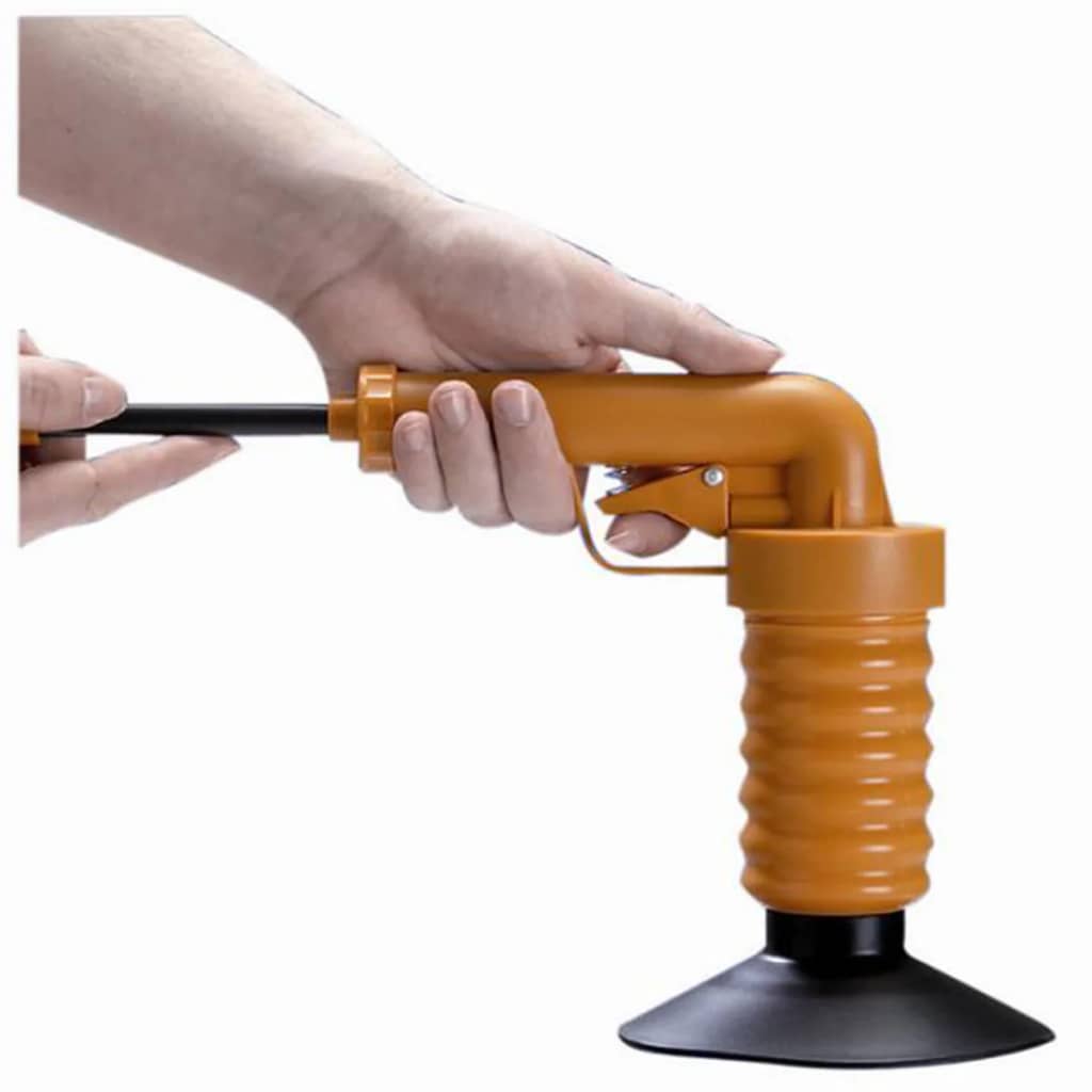 Drain Buster Drain Buster drain unblocker manually orange and black