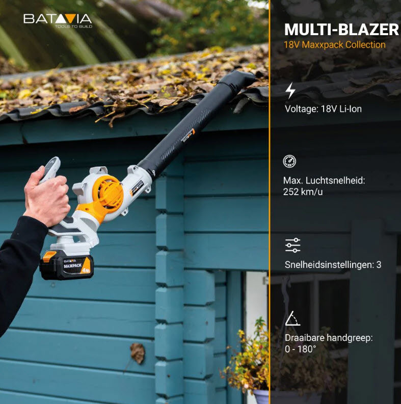 Batavia maxxpack 18v battery multi leaf blower body