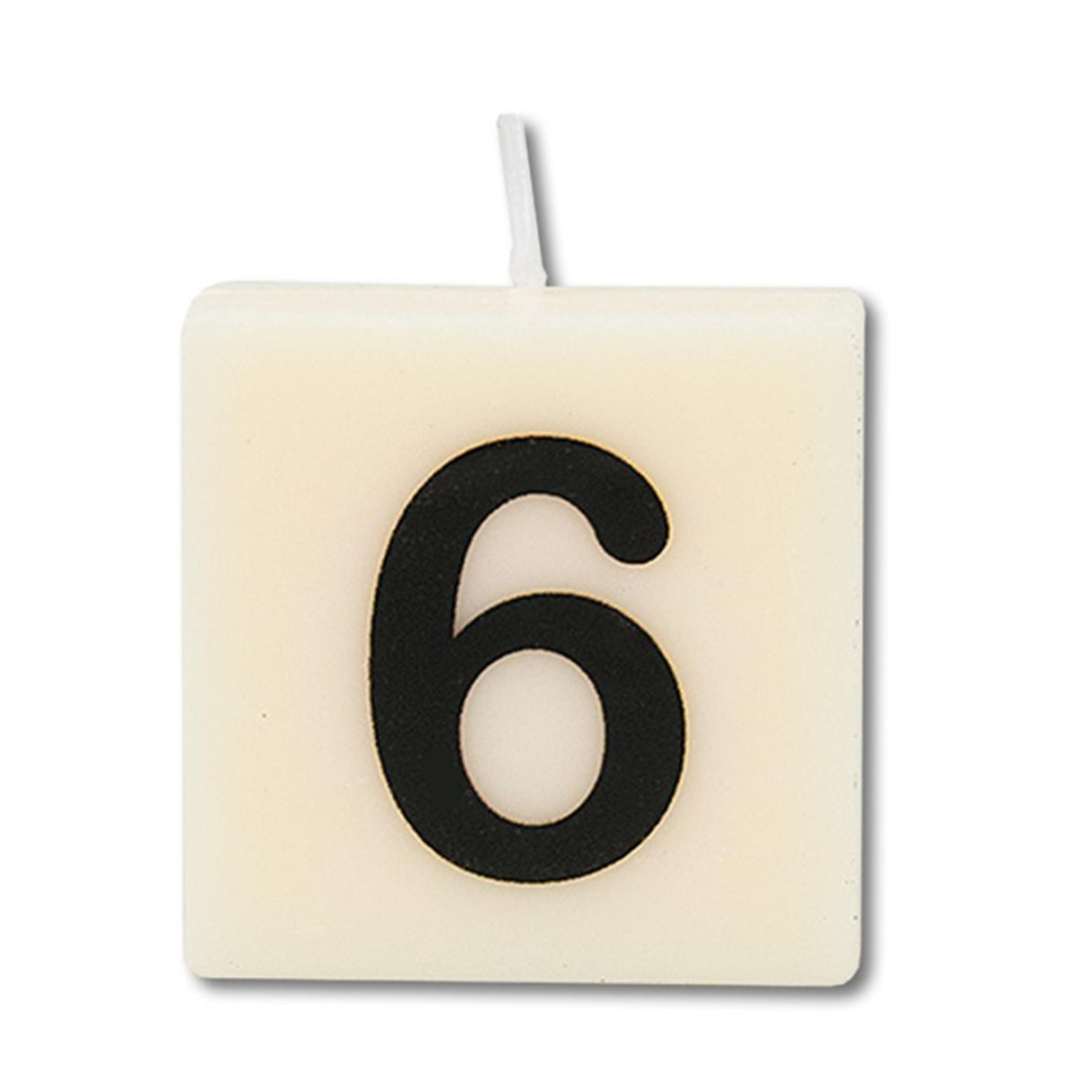 Paperdreams letter candle no. 6, set of 4