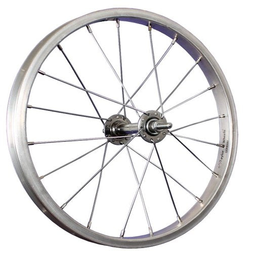 Roda dianteira 20*175 eixo fixo de alumínio - prata