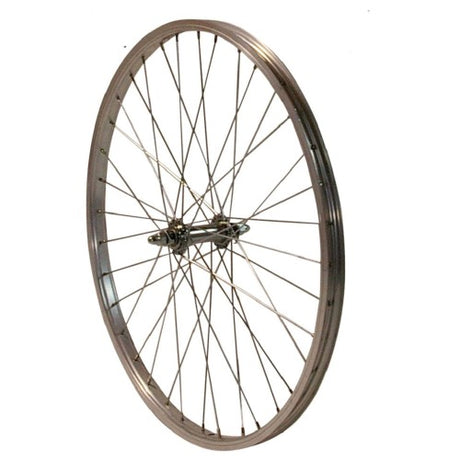 HZB framhjul 24 tum etro 507 ALU Fixat Axle Silver