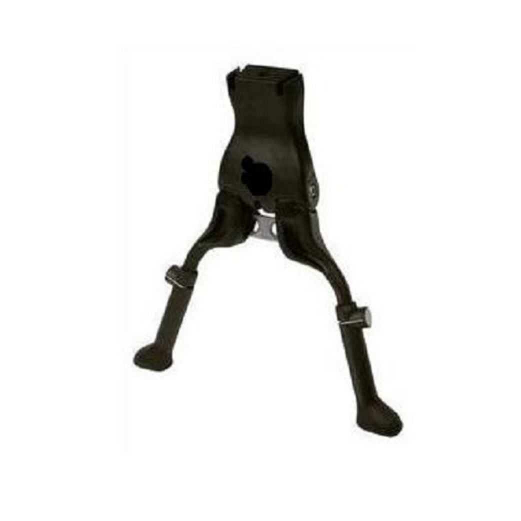 Standard double bipod, adjustable for 24 -28 .