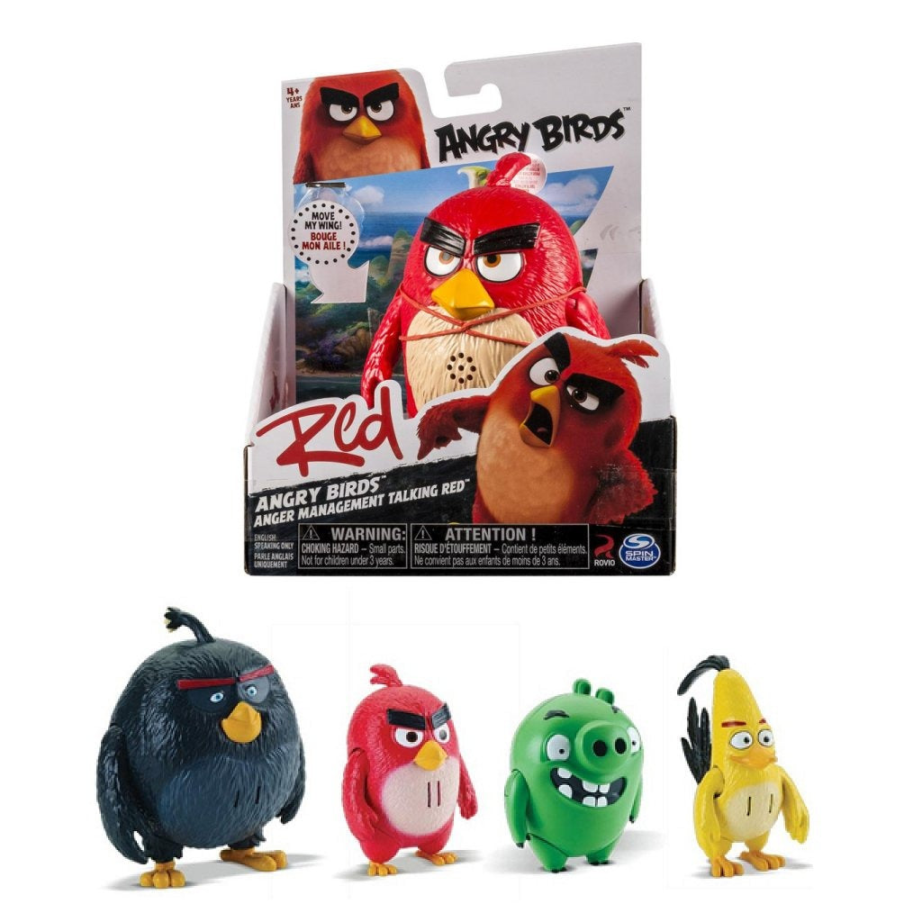 Spin Master Angry Birds Figure with Sound Chuck