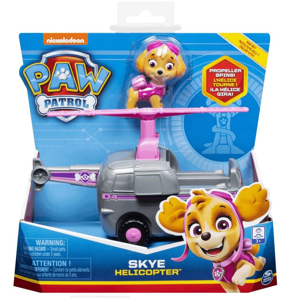 Paw Patrol Skye con veicolo