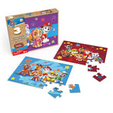 Paw Patrol 3in1 trepuslespill i boks 3x24 stykker