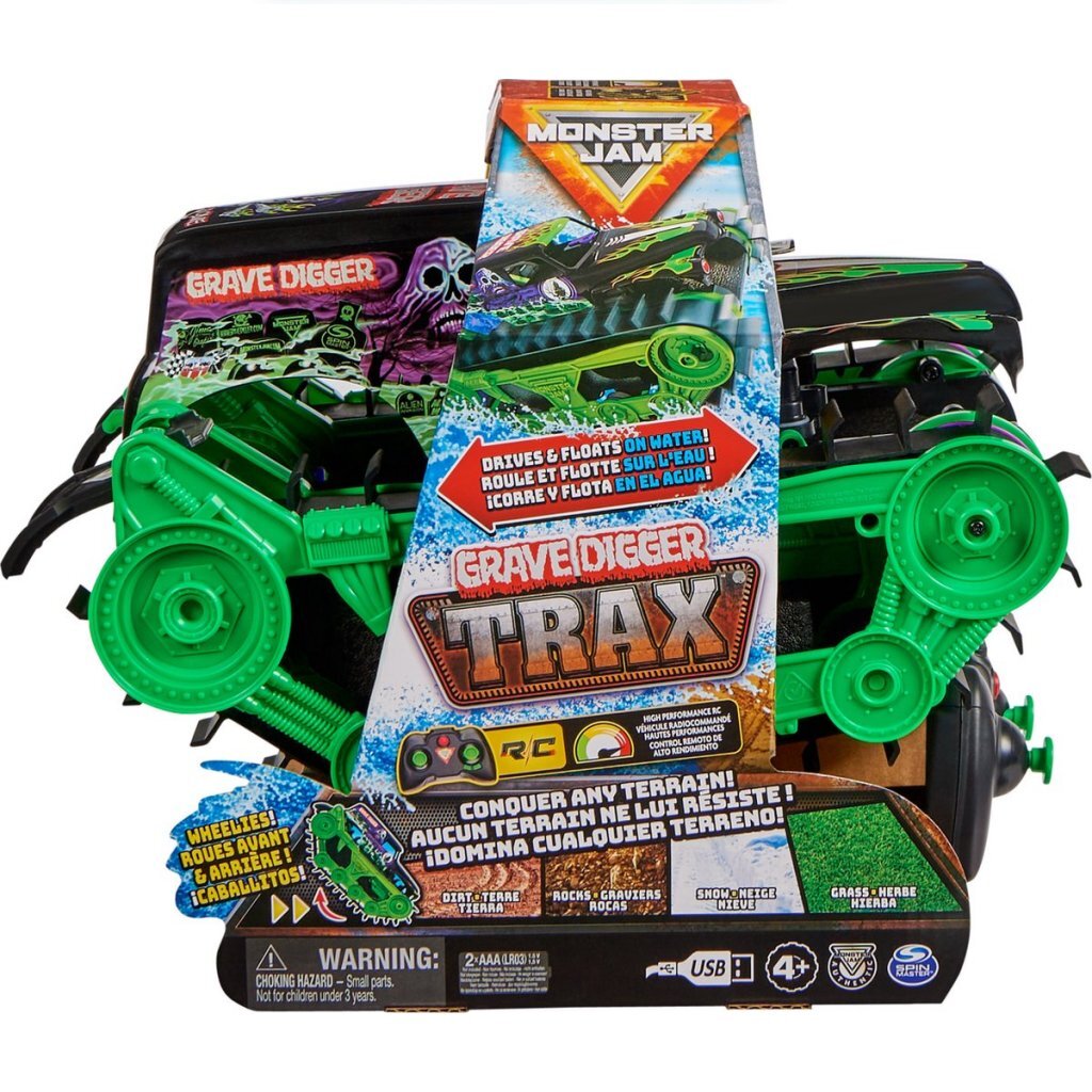 Monster Jam Monster Jam RC grave Digger Trax 1:15