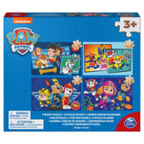 Paw Patrol Shoe Box 4 puzzle in legno 12-16-20-24 pezzi