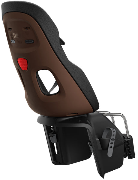 Asiento infantil Thule detrás de Nexxt 2 Maxi para confirmación de marco de chocolate marrón