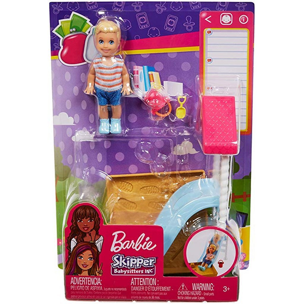 Set da gioco per babysitter di Barbie Skipper