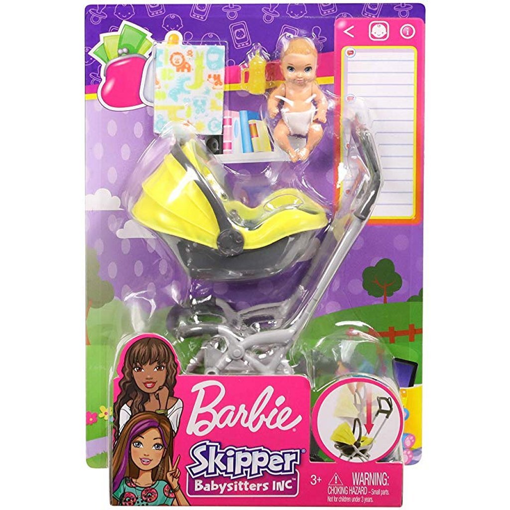 Set da gioco per babysitter di Barbie Skipper