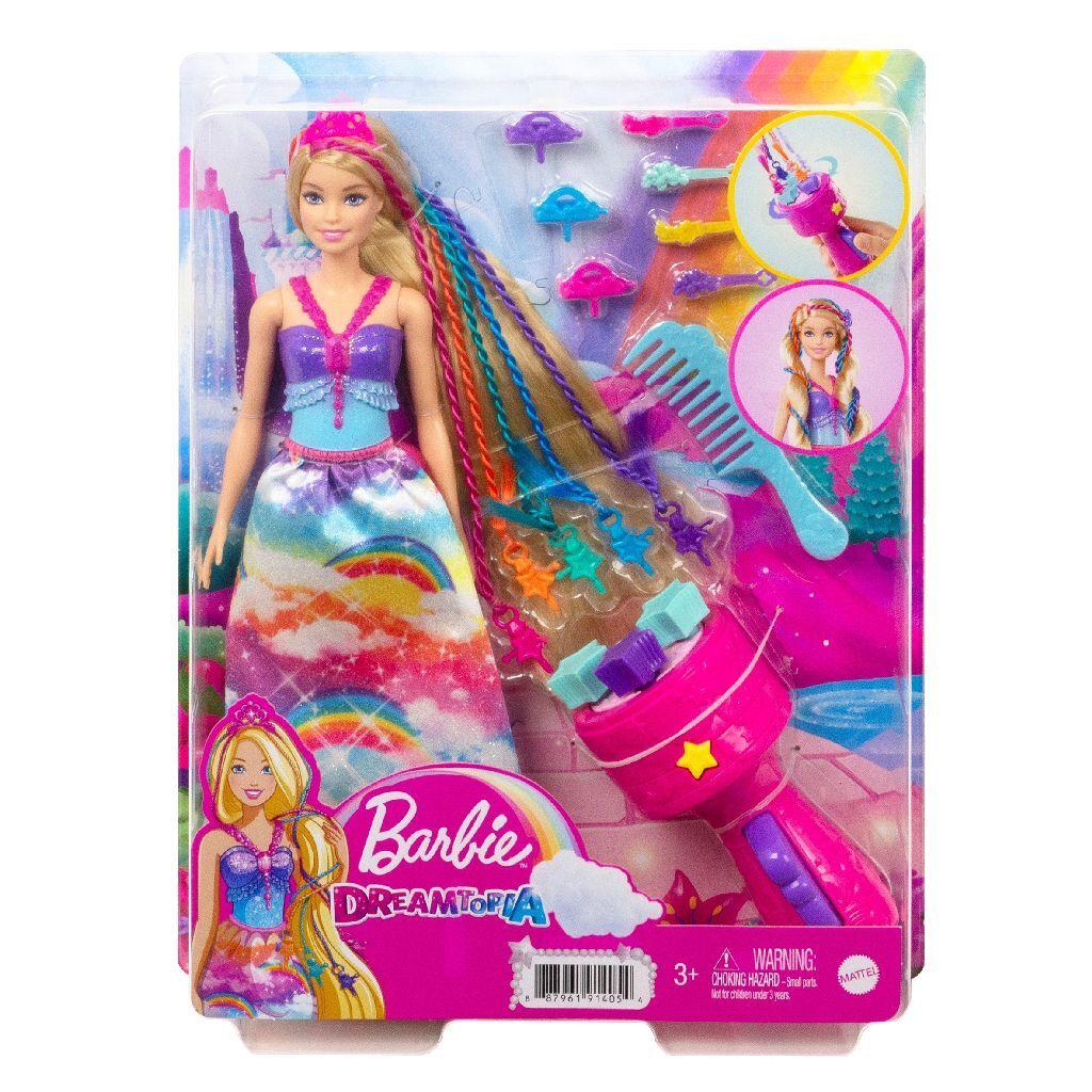 Barbie Dreamtopia Hair Care Doll + tilbehør