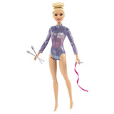 Mattel rítmica gimnasia pop rubia + accesorios