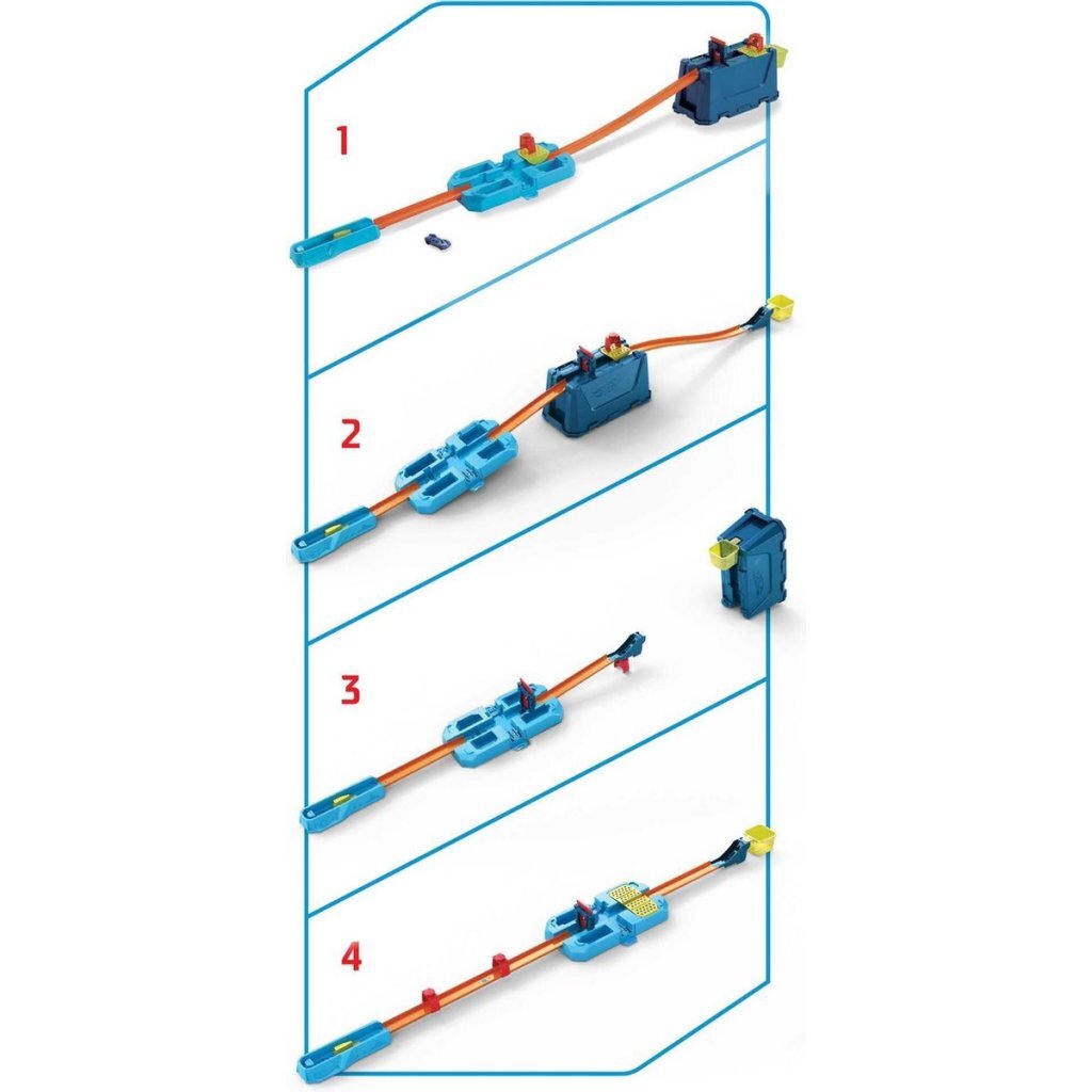 Mattel Track Builder Crash Casulle Box