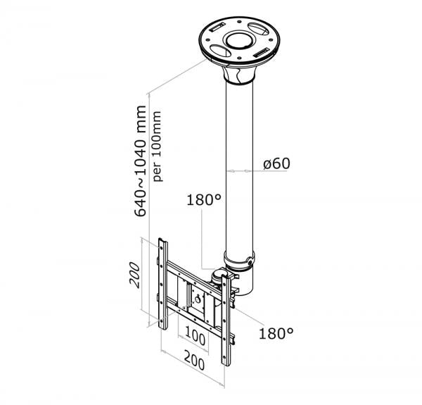 Neomounts av NewStar takhjelp FPMA-C200