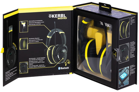 Kerbl ear defenders works protect with DAB+ radio and Bluetooth