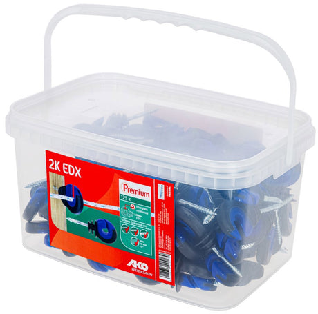 Ako products ring insulator 2 color black-blue edx 125pcs