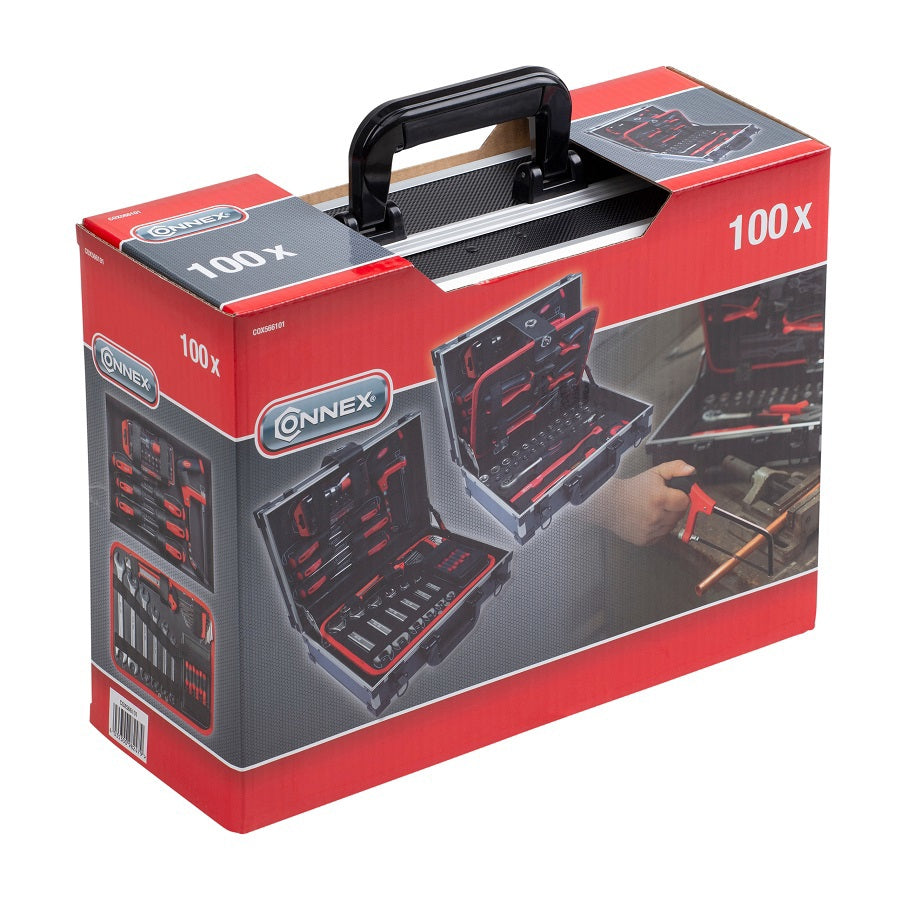 Connex tool case 100-piece aluminum case
