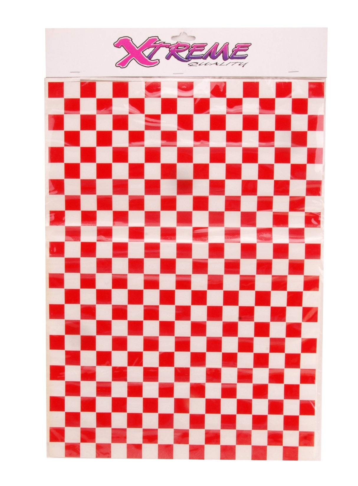 Various sticker set block flag red