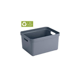 Sunware sigma home storage box 32l blue-gray