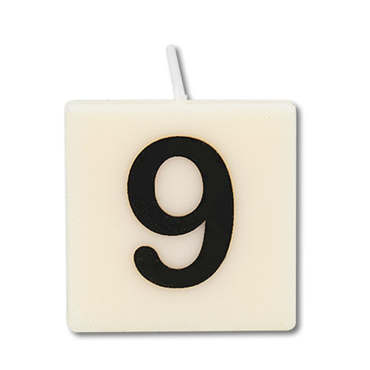 Paperdreams sveča črka št. 9, 4 kos.