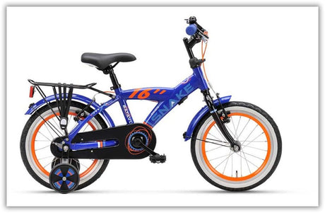 Batavus priekinės šakės gyvatė 16 black kl030 w print