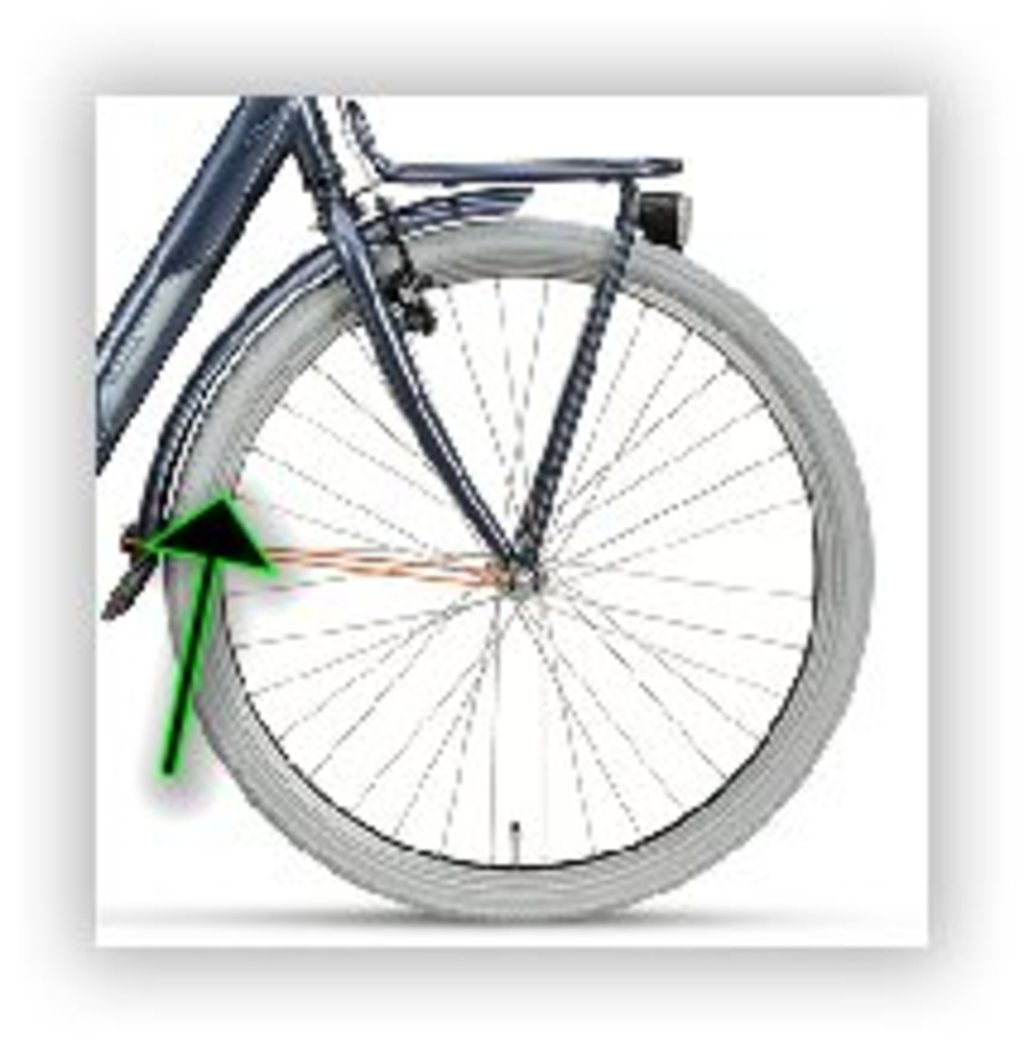 Batavus mudguard for 26 jeans shine