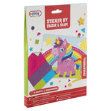 Moxy stickers by color and shape, 12 sheets
