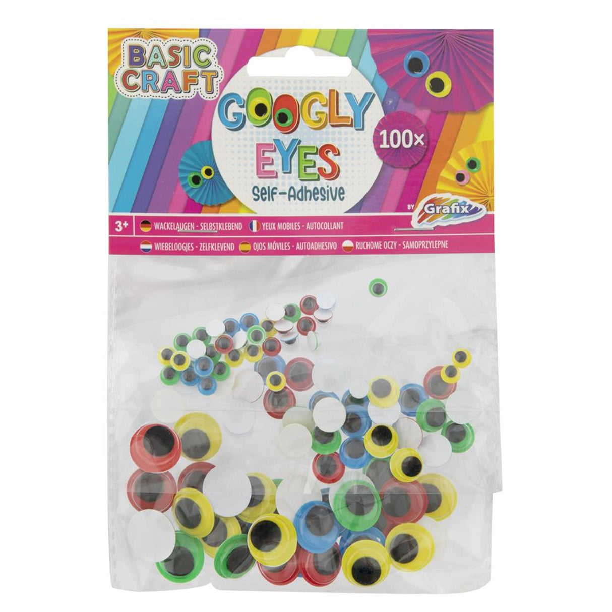 Grafix wiggle eyes set of 100 pieces