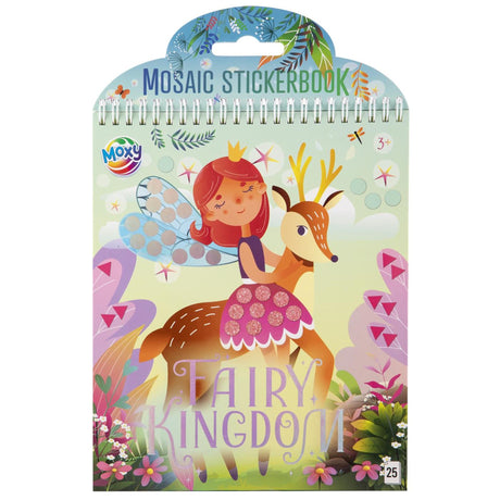 Moxy luxury mosaic stickerboek fairies, 24x20cm, 25 vellen