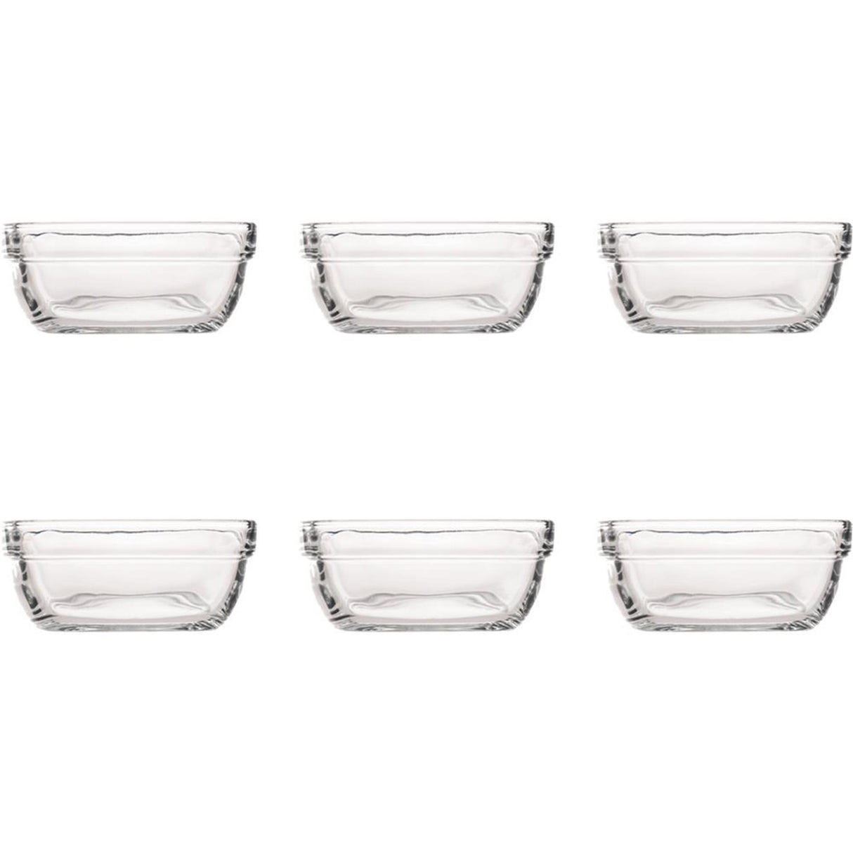 Duralex bowl carre 11cm 6 pieces