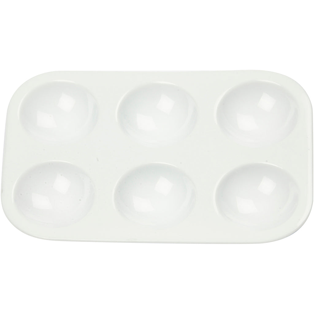 Creativ company https: www.cchobby.nl palette-rectangular-palette-with-6-compartments-dimensions-13x8-5-cm-white-1-piece