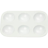Creativ company https: www.cchobby.nl palette-rectangular-palette-with-6-compartments-dimensions-13x8-5-cm-white-1-piece