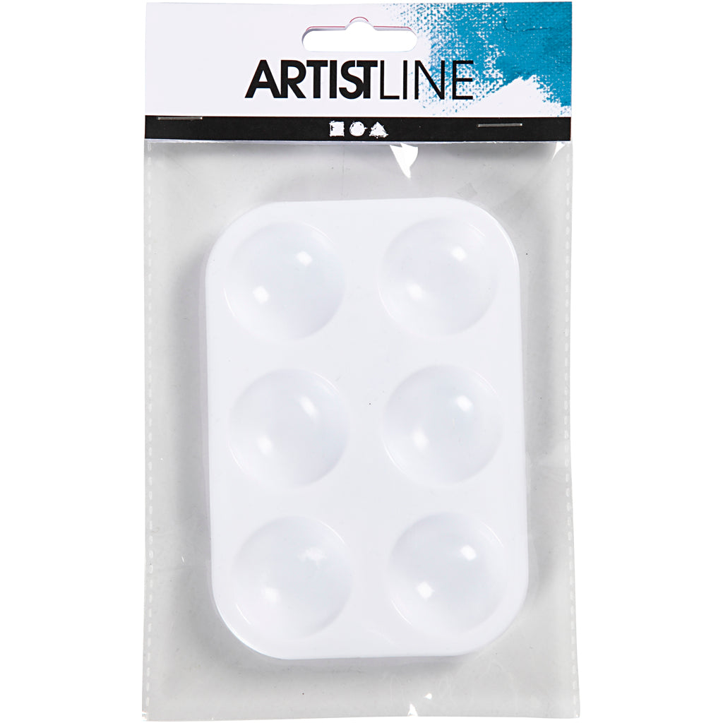 Creativ company https: www.cchobby.nl palette-rectangular-palette-with-6-compartments-dimensions-13x8-5-cm-white-1-piece