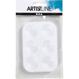 Creativ company https: www.cchobby.nl palette-rectangular-palette-with-6-compartments-dimensions-13x8-5-cm-white-1-piece