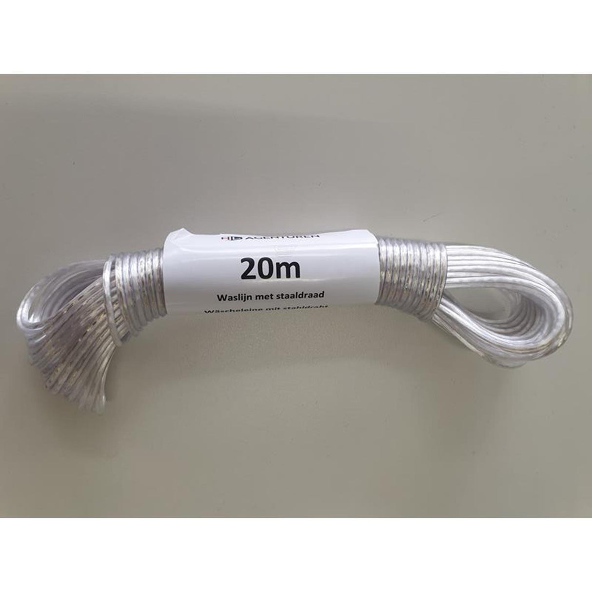 Clothesline wire 20mx2.4mm with steel core