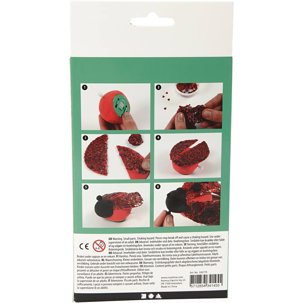 Silk Clay Lara de Ladybug, 1 Set