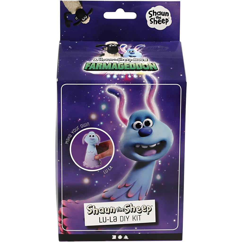 Lu-la, light blue, pink, purple, 1 set