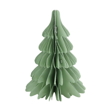 Dijk natural collections Christmas tree paper 12x12x18cm light green