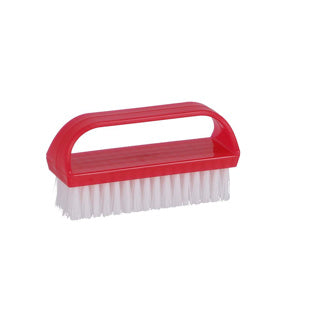 Nagų šepetėlis plastikinis su rankena | 24 vnt