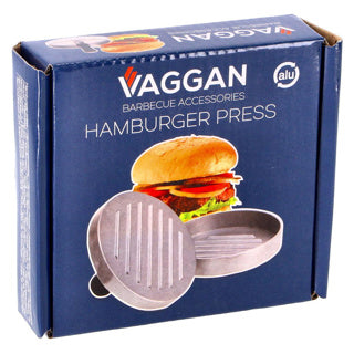 Machine à hamburger Vaggan aluminium 11,7 x 9cm | 3 pièces