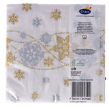 Duni napkins snow white 33x33 cm | 12 pieces