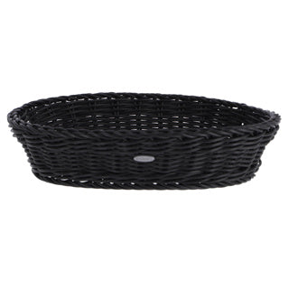 Kosz na chleb Westmark owalny 32x23x7 cm czarny | 3 sztuki