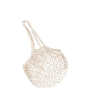 Point-virgule mrežasta torba Parisian point virgule z dolgimi ročaji krem ​​33x46 cm | 10 kosov