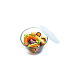 Pyrex bowl with lid 1.1l ø17x9cm