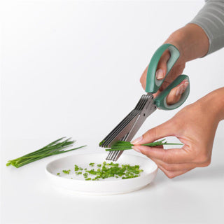 Brabantia leckere+ Kräuterschere mit Kamm grün