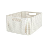 Curver style storage basket 18L white