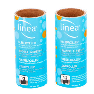 Linea lipnus pūkelių šepetėlis + 2 atsarginiai ritinėliai